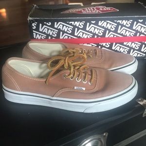 Madewell x Vans with leather laces